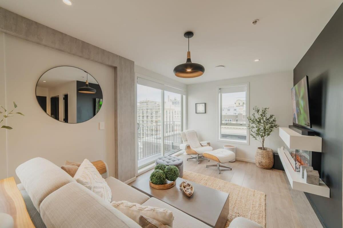 Penthouse Perfection - 2Br Elegance On Worcester St Christchurch Ngoại thất bức ảnh